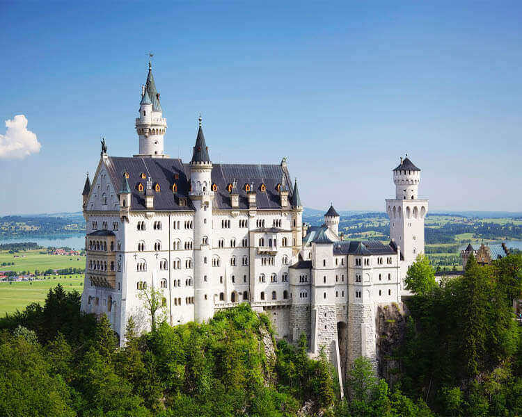 Neuschwanstein Castle, most visited countries